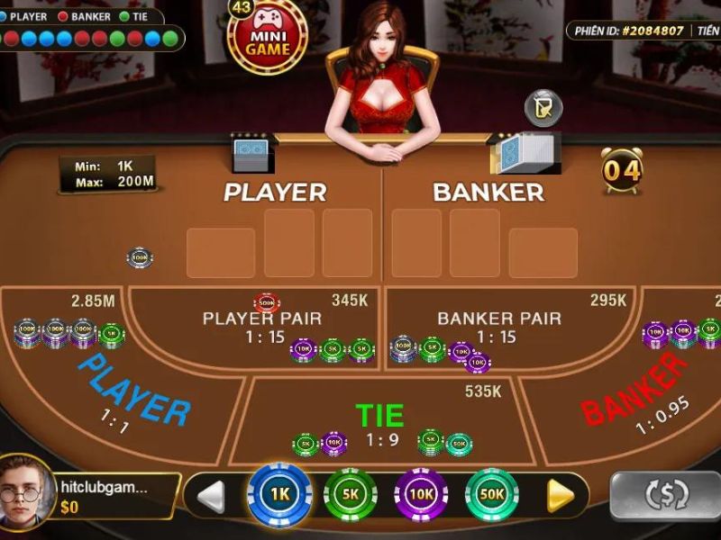 Baccarat Hitclub với phong cách lịch lãm và sang trọng